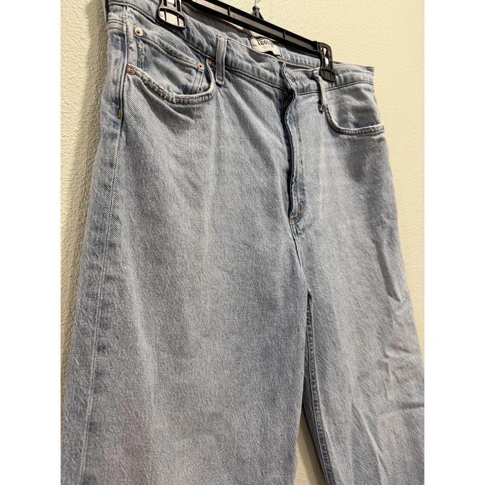 AGOLDE Ren Wide Leg High Rise Denim Jeans, Women's 33 - Picture 5 of 9